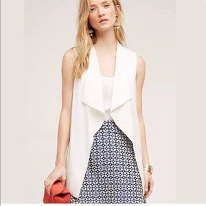 Elevenses Open Front Waterfall Cardigan Vest